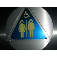 Customerized Metalltoilette Directional Signage LED Türschilder